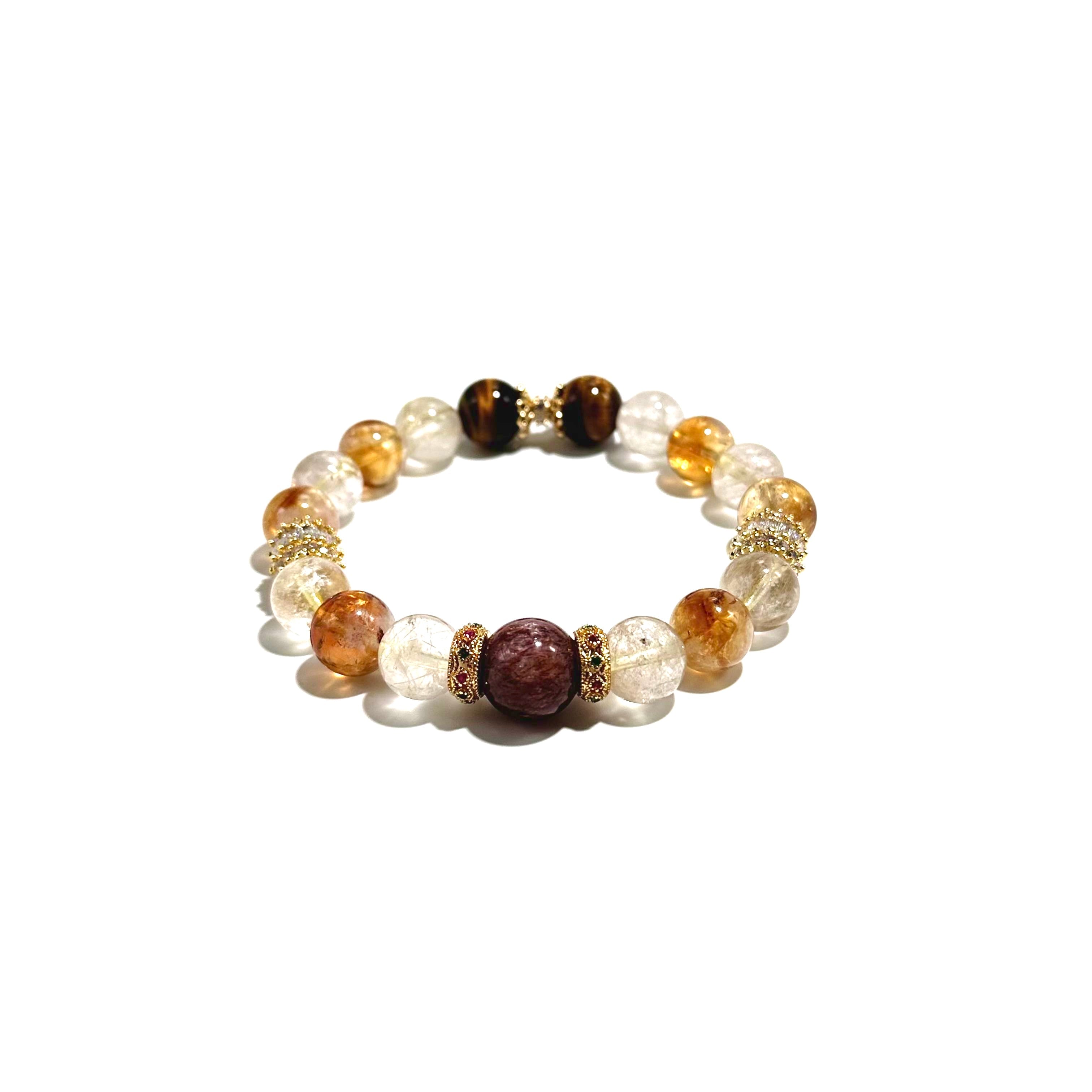 Citrine, Tiger Eye & Garnet- ASTROSOUL