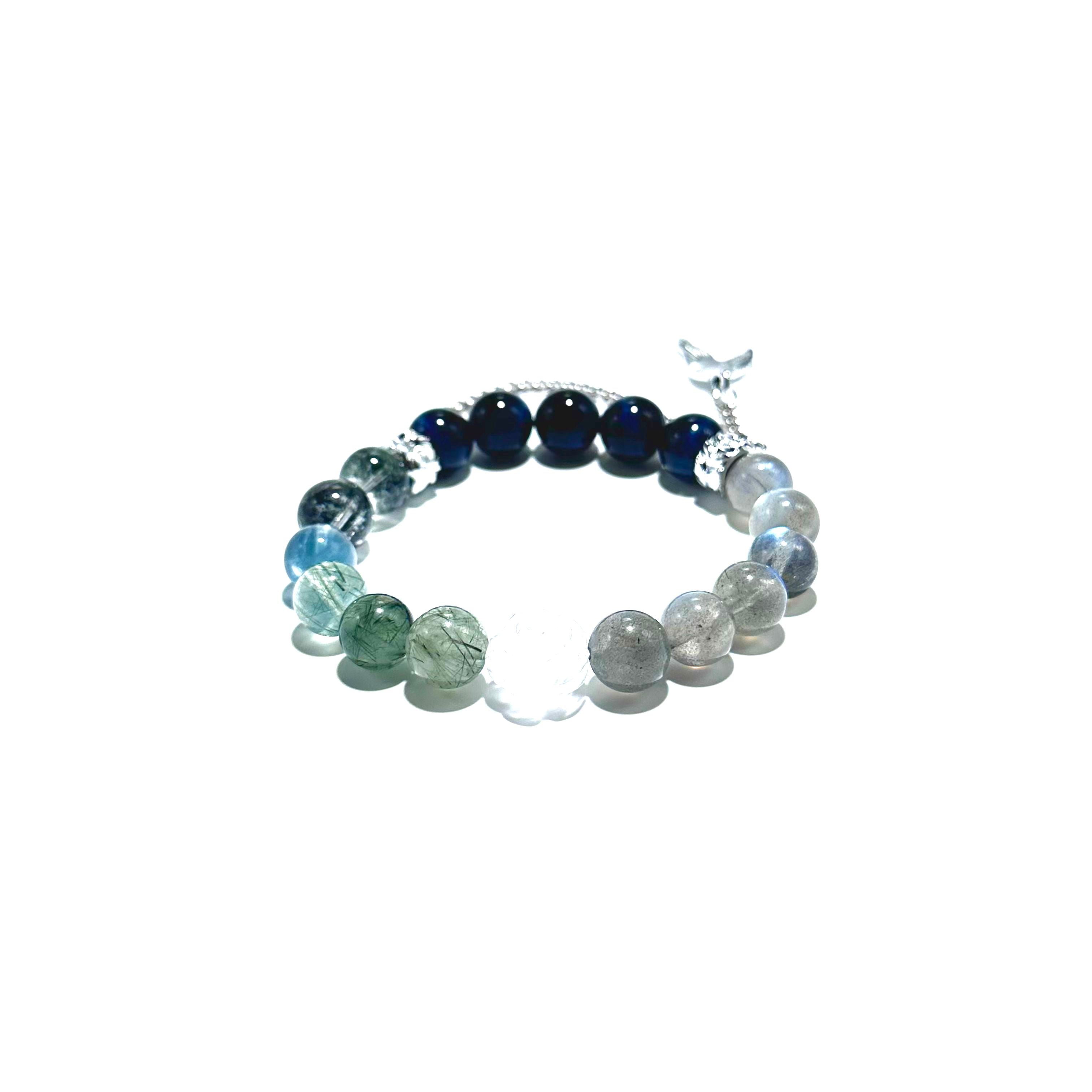 Blue Tiger Eye-Labradorite Green Rutilated Quartz –ASTROSOUL