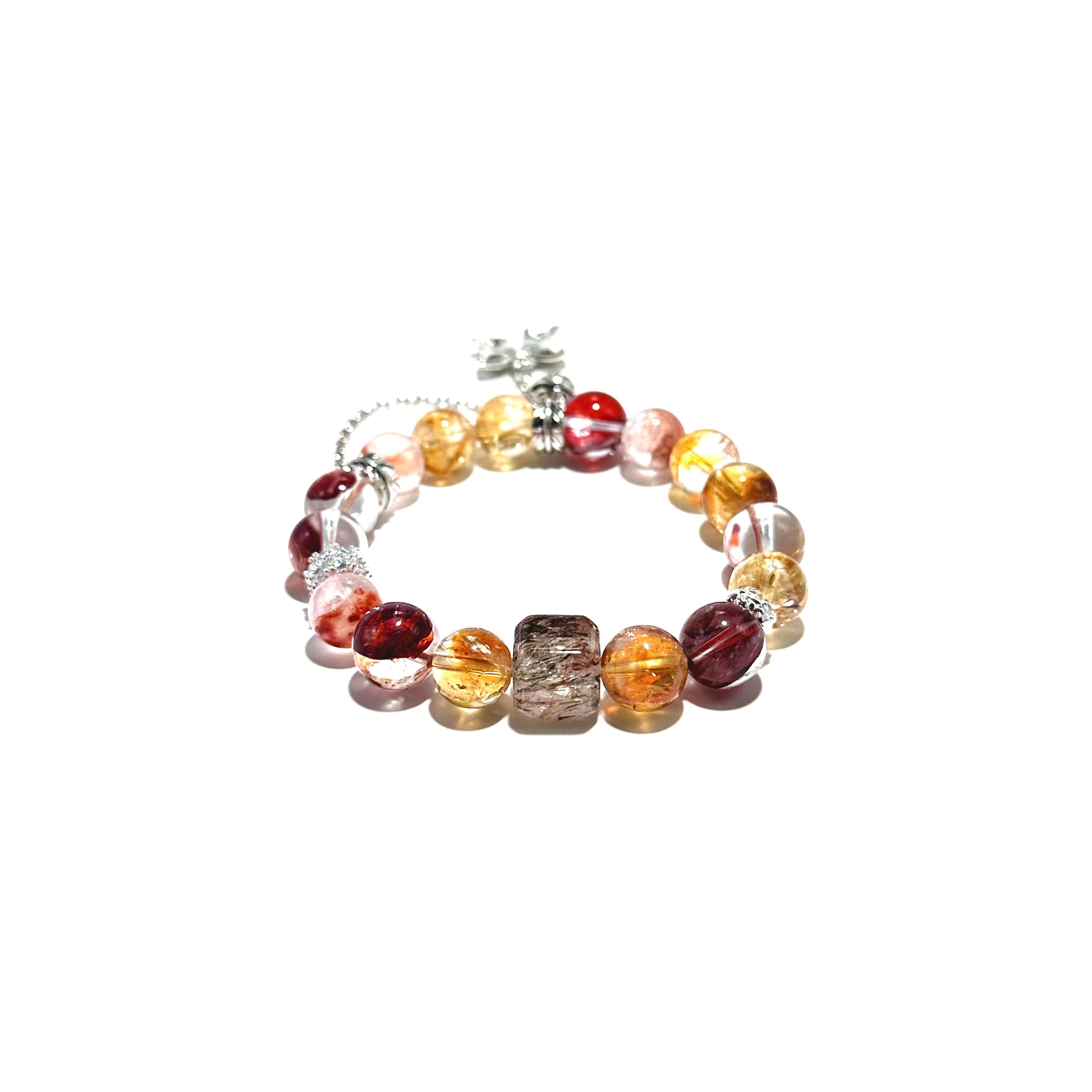 Rutilated Quartz & Strawberry Quartz- ASTROSOUL