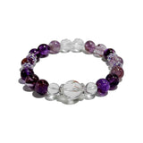 Amethyst Radiance Bracelet – Amethyst & Clear Quartz - ASTROSOUL
