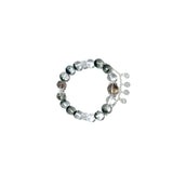 Rutilated Quartz & Moss Agate crystal Bracelet - ASTROSOUL
