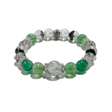 Emerald Harmony – Green Aventurine & Rutilated Quartz Crystal Bracelet - ASTROSOUL