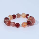 Sunset Glow Crystal Bracelet – Sunstone & Garnet - ASTROSOUL