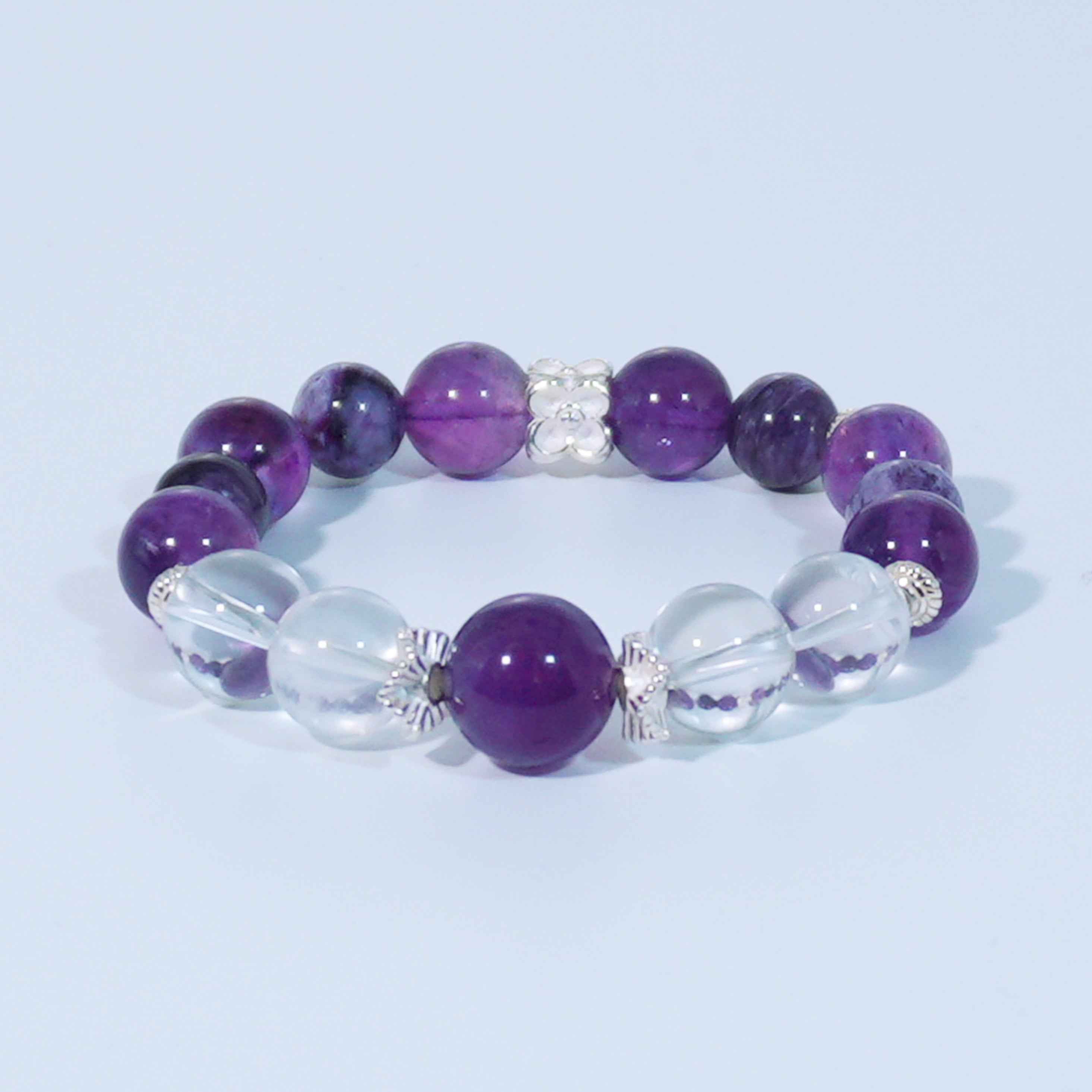 Energy Balance Gemstone Beaded crystal Bracelet - Fire Element Bracelet - ASTROSOUL