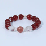 Flame of Life – Red Gemstone Fire Element crystal Bracelet