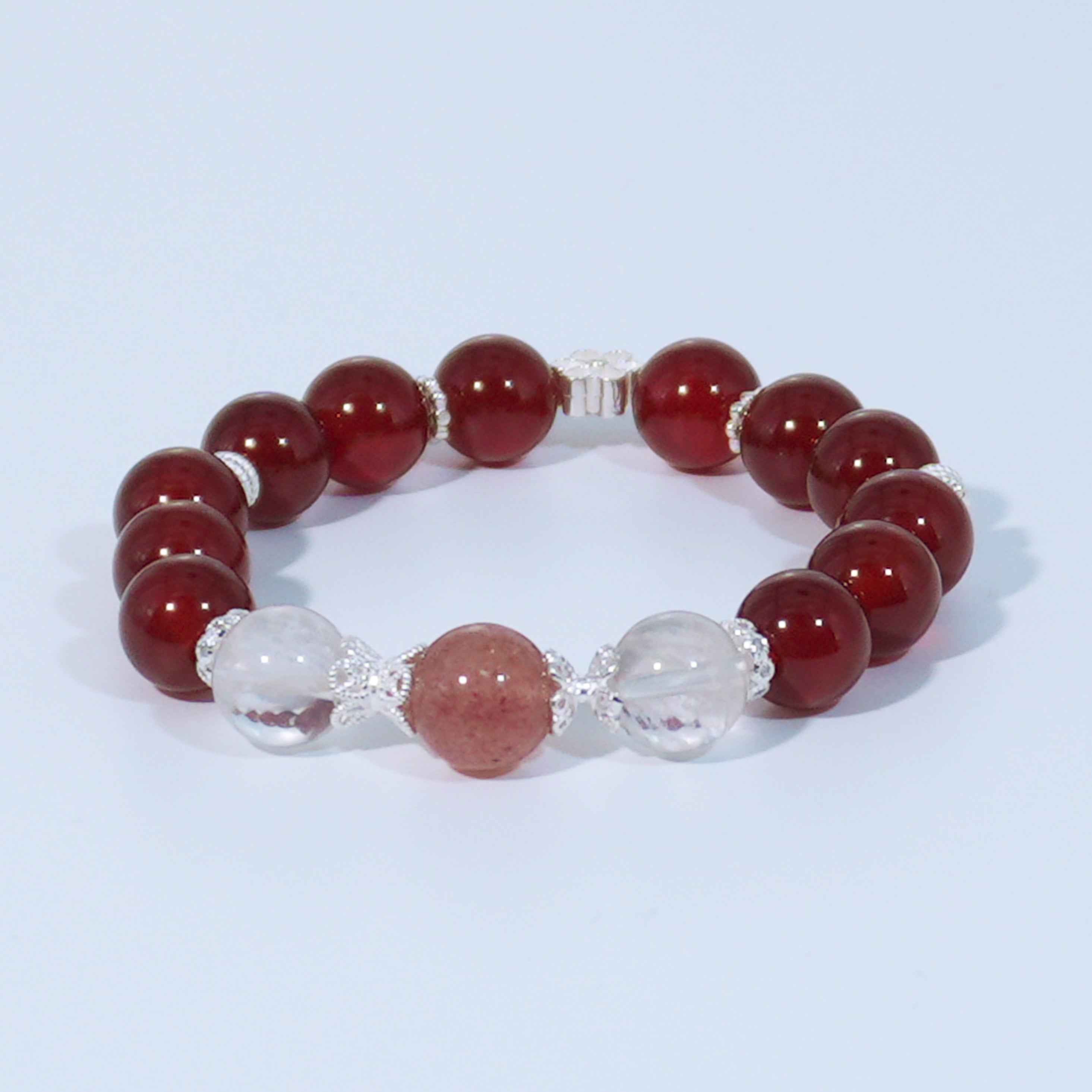 Flame of Life – Red Gemstone Fire Element crystal Bracelet