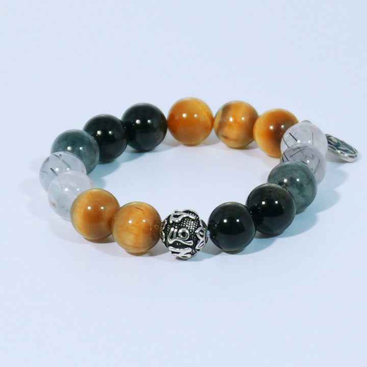 Tiger Eye, Jade & Rutilated Quartz - ASTROSOUL