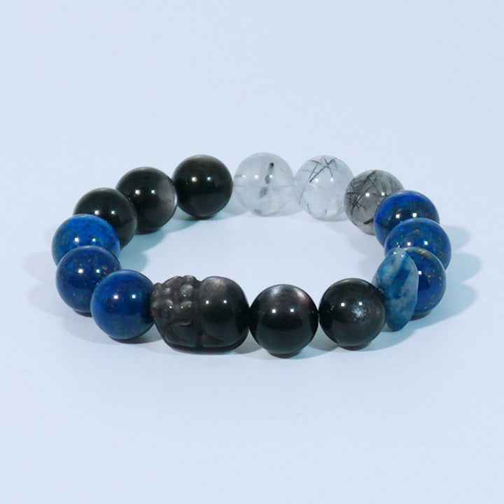 Energy Balance Gemstone Beaded Bracelet - Water Element Bracelet - ASTROSOUL