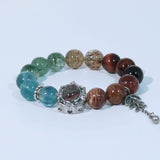 Energy Balance Gemstone Beaded Bracelet - Water Element Bracelet - ASTROSOUL