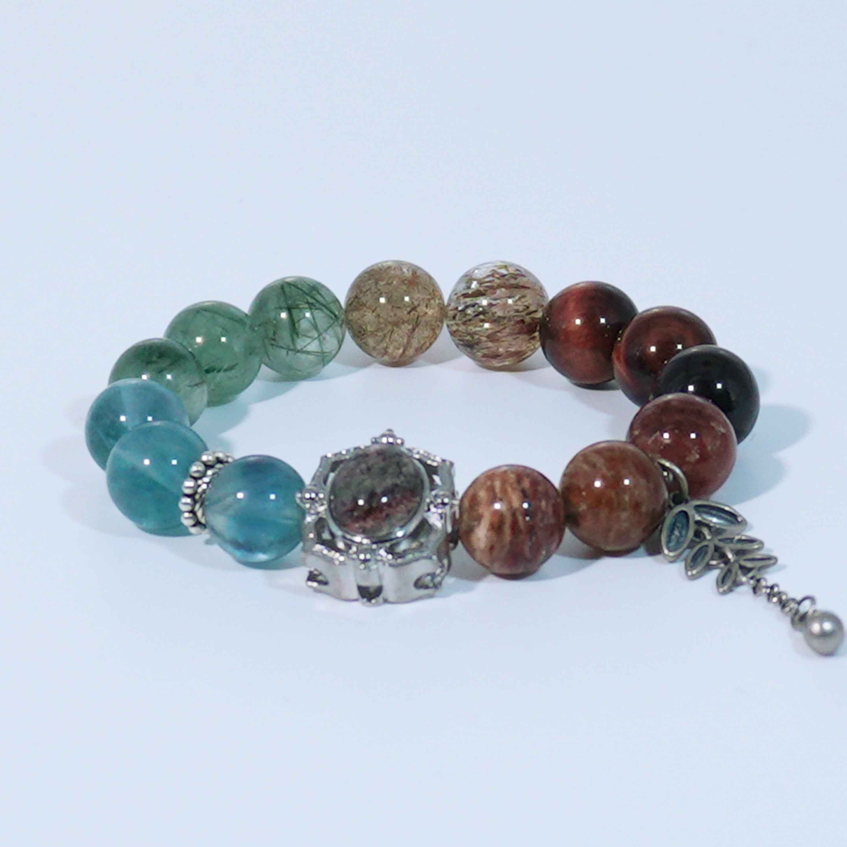 Energy Balance Gemstone Beaded Bracelet - Water Element Bracelet - ASTROSOUL