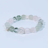 Energy Balance Gemstone Beaded Bracelet - Wood Element Bracelet - ASTROSOUL