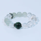 Energy Balance Gemstone Beaded Bracelet - Wood Element Bracelet - ASTROSOUL