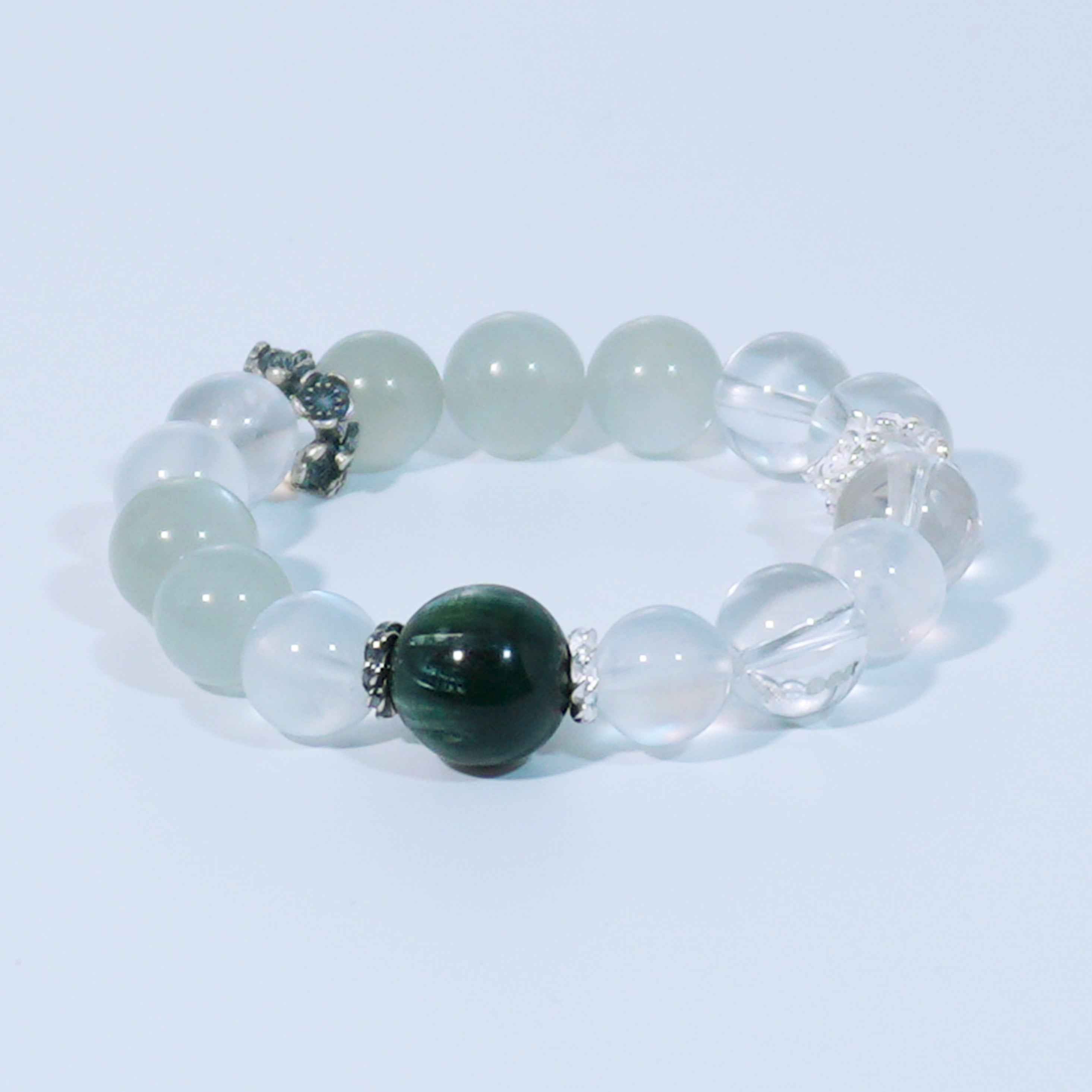 Energy Balance Gemstone Beaded Bracelet - Wood Element Bracelet - ASTROSOUL