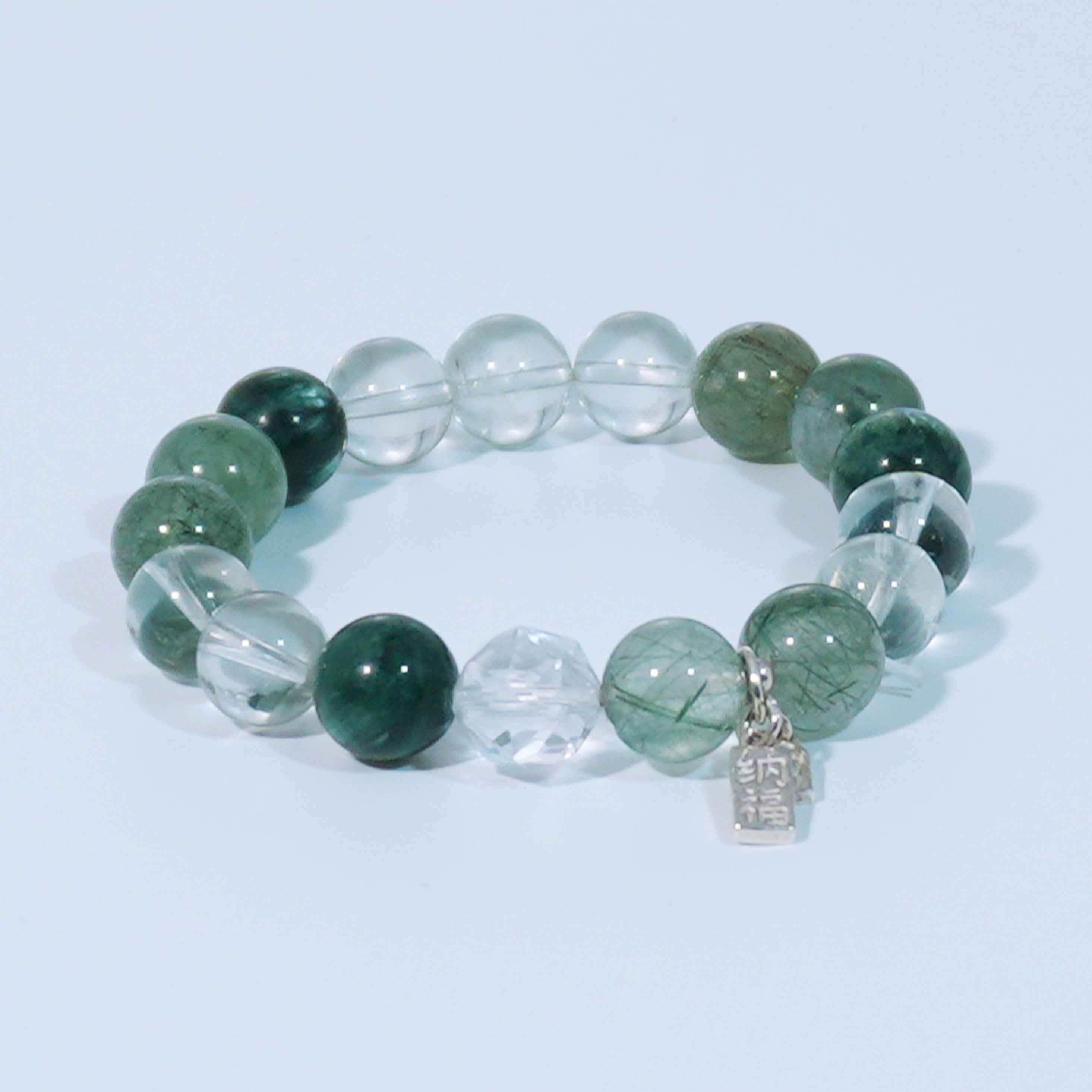 Energy Balance Gemstone Beaded Bracelet - Wood Element Bracelet - ASTROSOUL