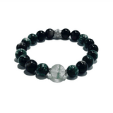 Forest Clarity – Green Jade & Fluorite crystal Bracelet - ASTROSOUL