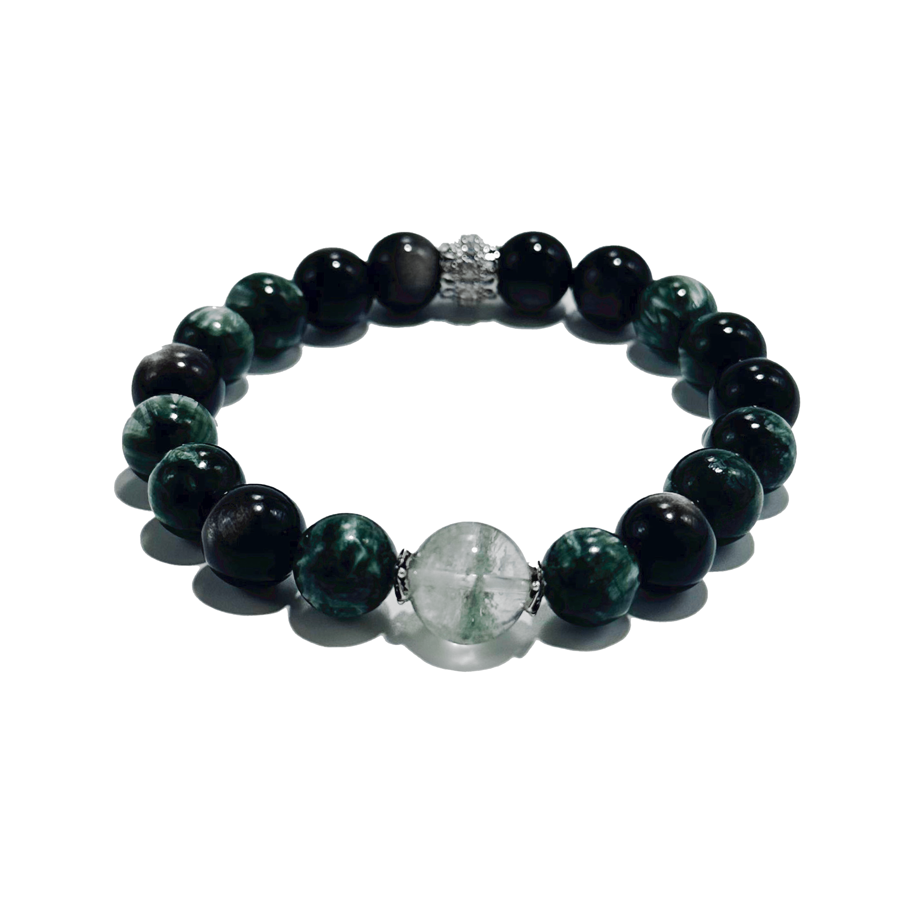 Forest Clarity – Green Jade & Fluorite crystal Bracelet - ASTROSOUL