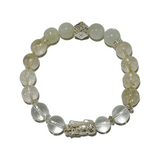 Fortune Blessing Bracelet – Jade, Rutilated Quartz & Pixiu - ASTROSOUL