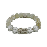Fortune Blessing Bracelet – Jade, Rutilated Quartz & Pixiu - ASTROSOUL