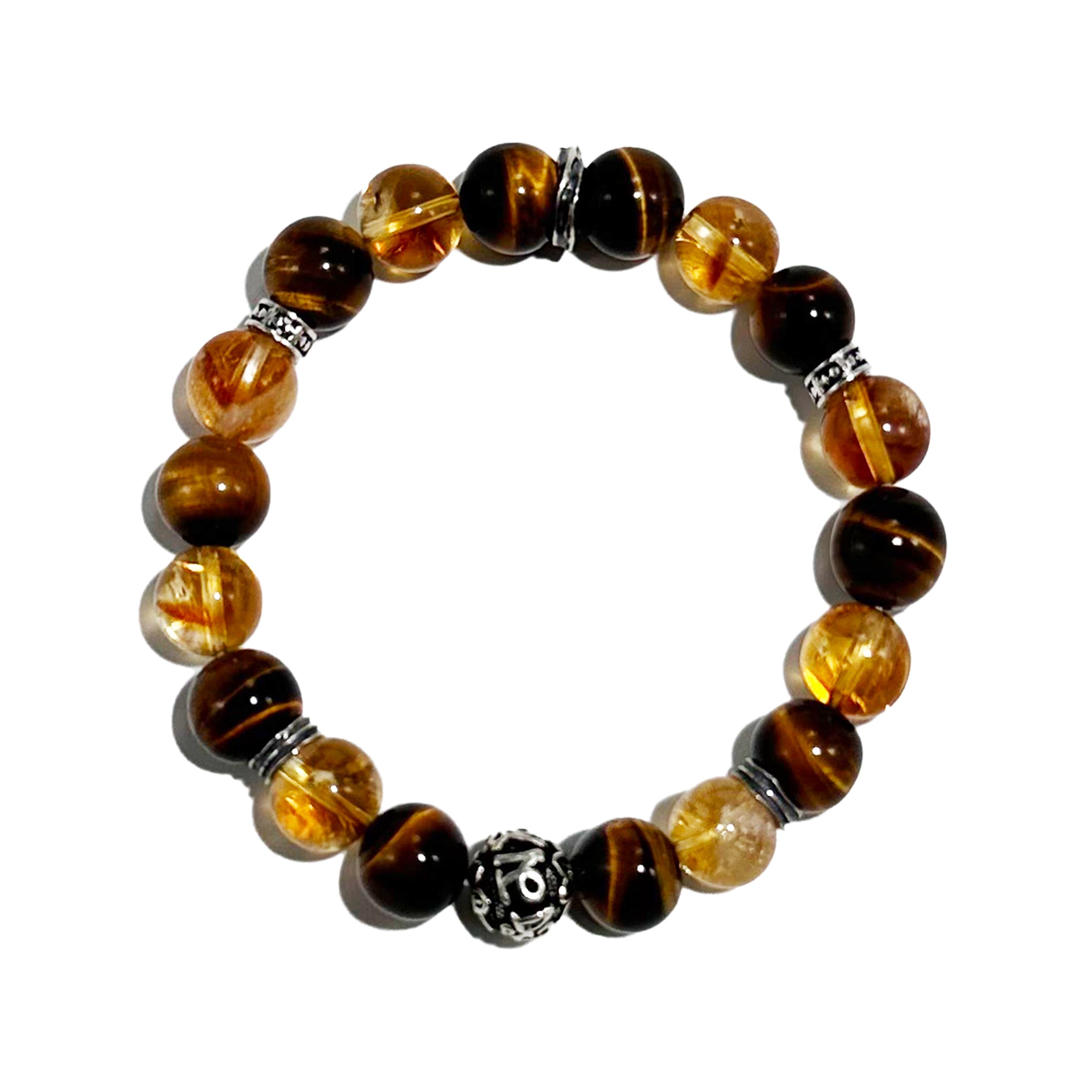 Fortune Roar Bracelet – Citrine & Tiger Eye - ASTROSOUL