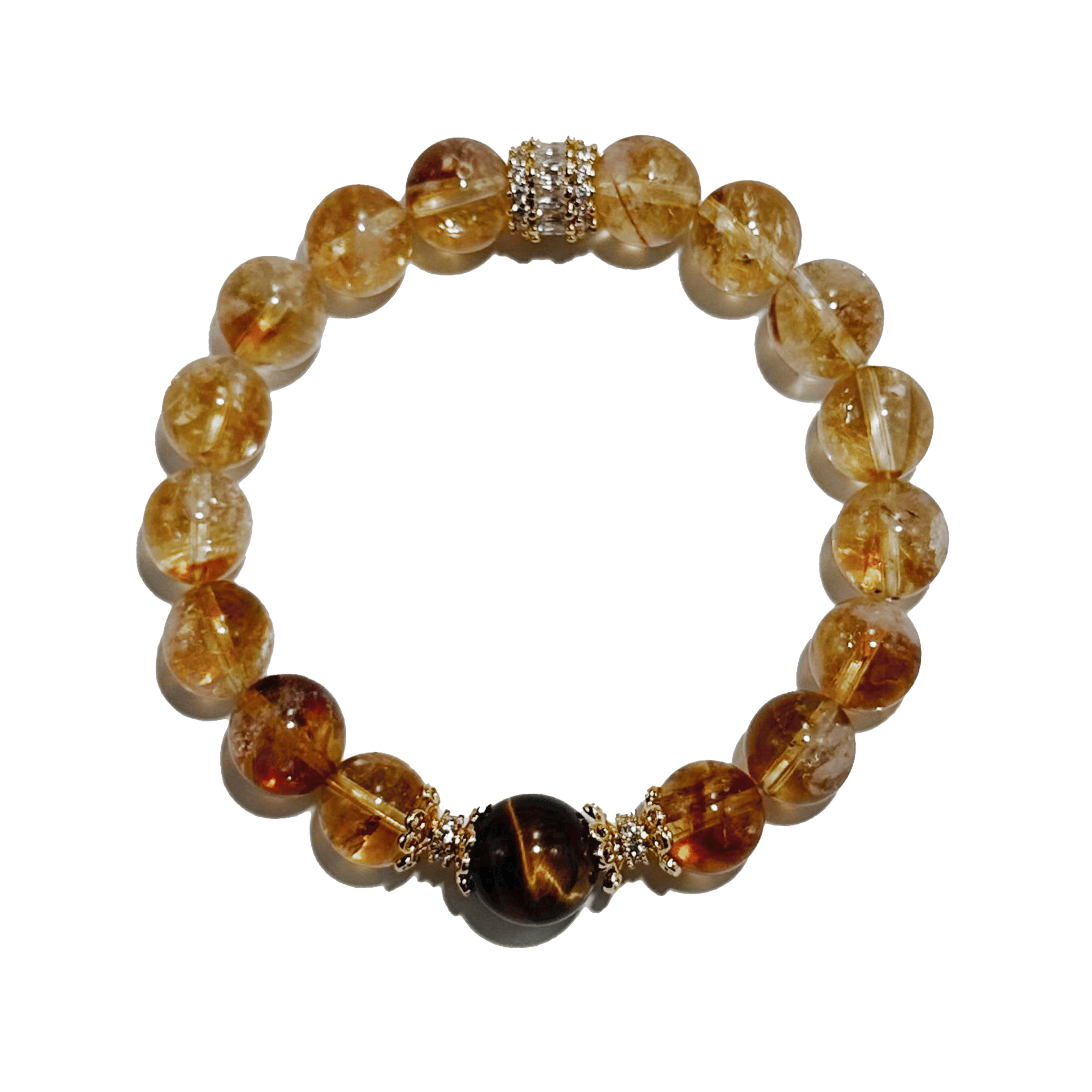 Golden Guardian – Citrine & Tiger’s Eye Bracelet - ASTROSOUL