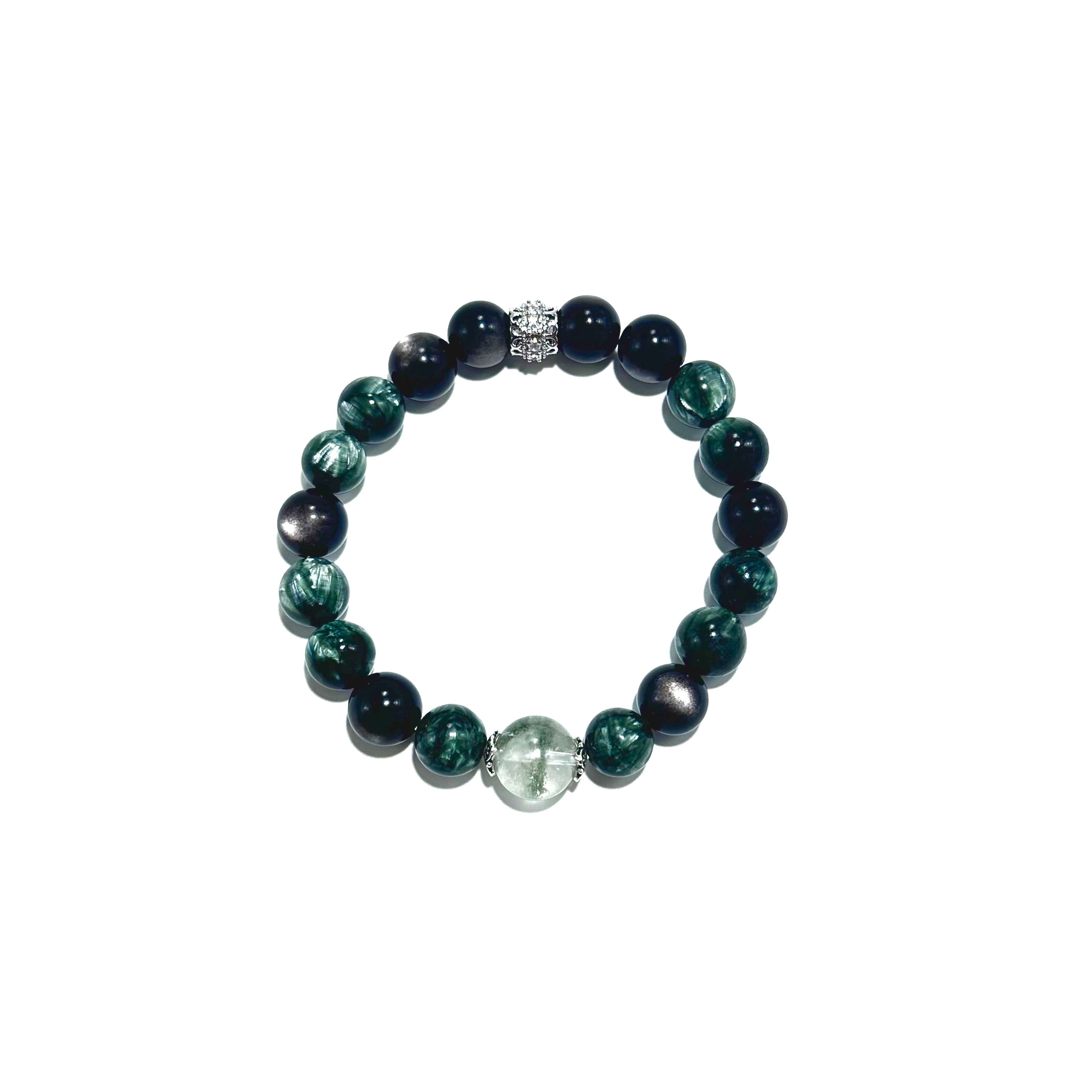 Green Jade Healing crystal Bracelet - ASTROSOUL