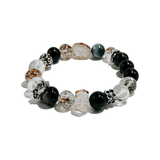 Mystic Balance Bracelet – BlackOnyx, Morganite & Rutilated Quartz - ASTROSOUL