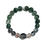 Nature Shield – Green Rutilated Quartz crystal Bracelet - ASTROSOUL