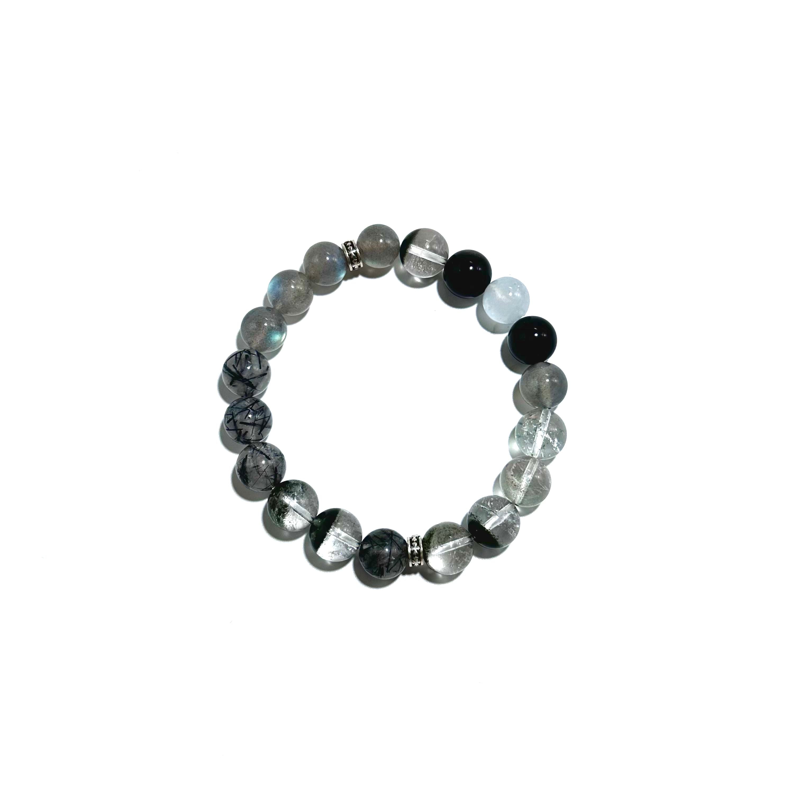 Multi Rutilated Quartz crystal Bracelet - ASTROSOUL