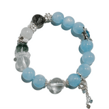 Ocean Guardian – Aquamarine & Mixed Gem crystal Bracelet - ASTROSOUL