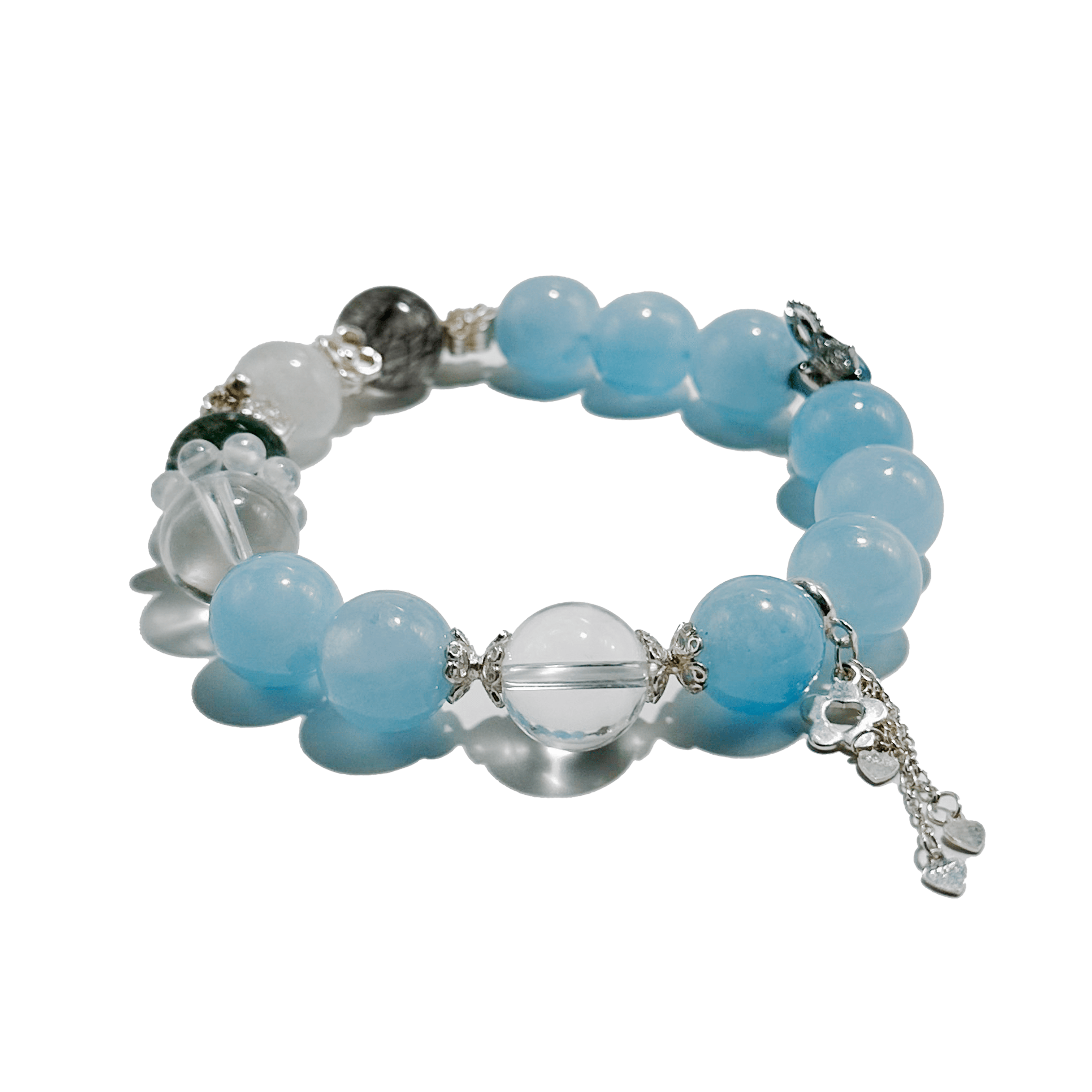 Ocean Guardian – Aquamarine & Mixed Gem crystal Bracelet - ASTROSOUL