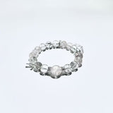Pure Light – Clear Quartz & White Phantom Bracelet - ASTROSOUL