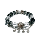 Sacred Grove – Rutilated Quartz & Moss Agate crystal Bracelet - ASTROSOUL