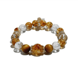 Solar Prosperity – Citrine & Golden Tiger crystal Bracelet - ASTROSOUL