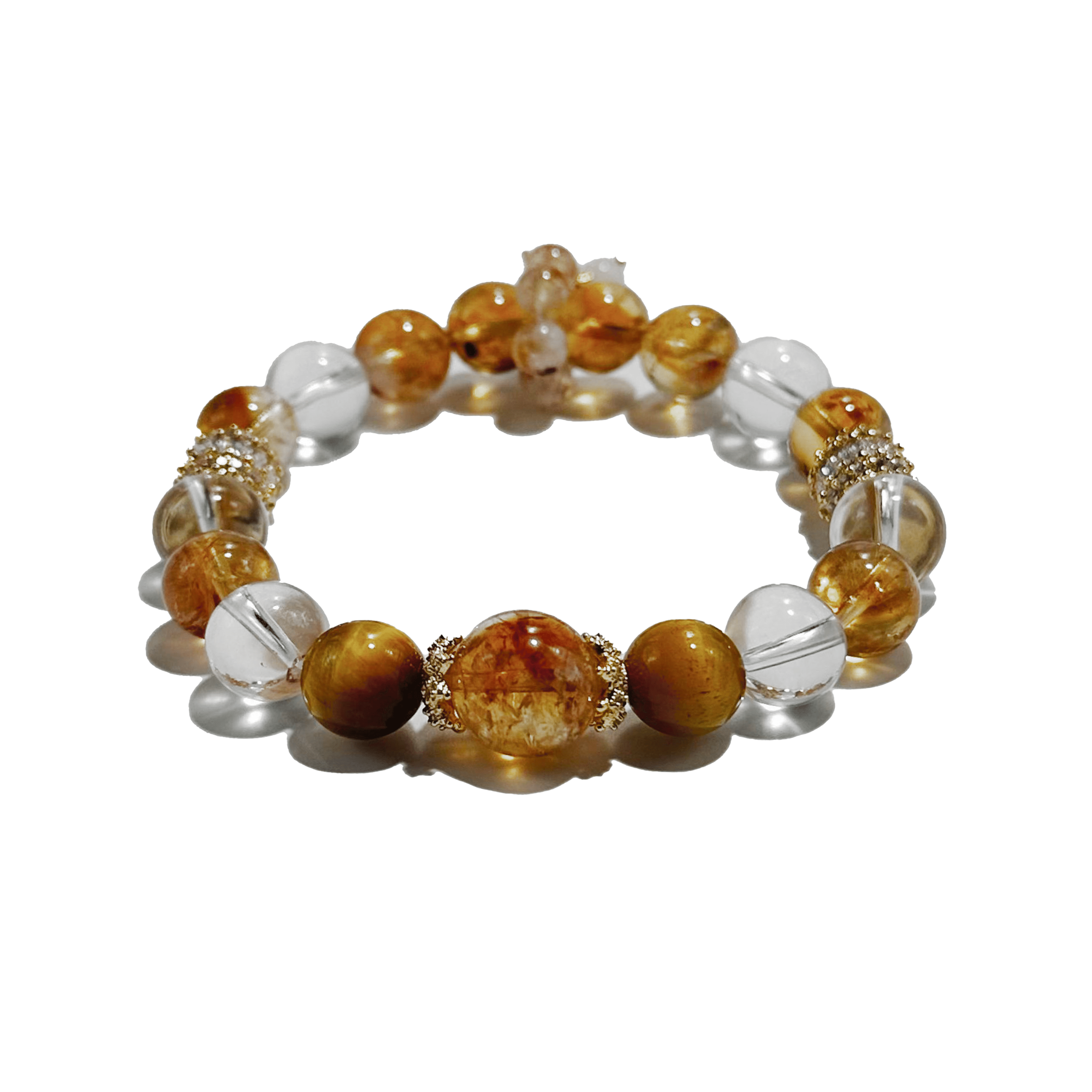 Solar Prosperity – Citrine & Golden Tiger crystal Bracelet - ASTROSOUL