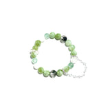 Green Jade & Fluorite crystal Bracelet - ASTROSOUL