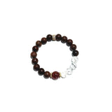 Rose Quartz & Agarwood crystal  Bracelet